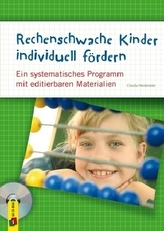 Rechenschwache Kinder individuell fördern, m. CD-ROM