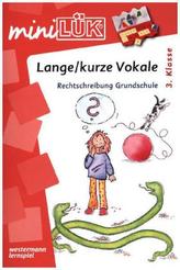 Lange/kurze Vokale: Rechtschreibung Grundschule ab 3.Klasse