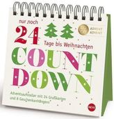 Countdown - nur noch 24 Tage bis Weihnachten, Adventsaufsteller