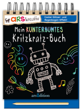 Mein kunterbuntes Kritzkratz-Buch, m.Holzstift