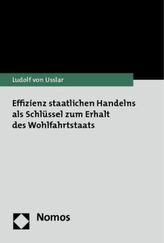 Effizienz staatlichen Handelns als Schlüssel zum Erhalt des Wohlfahrtstaats