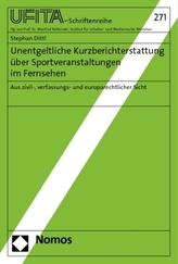Unentgeltliche Kurzberichterstattung über Sportveranstaltungen im Fernsehen