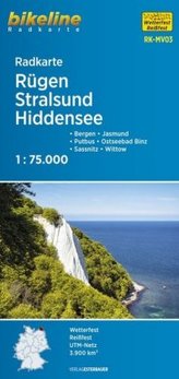 Bikeline Radkarte Rügen, Stralsund, Hiddensee
