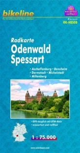 Bikeline Radkarte Odenwald, Spessart