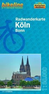 Bikeline Radkarte Radwanderkarte Köln / Bonn