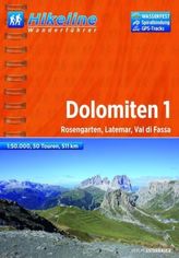 Hikeline Wanderführer Dolomiten. Bd.1