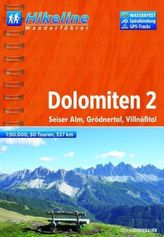 Hikeline Wanderführer Dolomiten. Bd.2