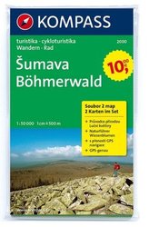 Kompass Karte Böhmerwald. Sumava, 2 Bl. m. Kompass Naturführer Wiesenblumen