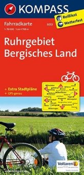 Kompass Fahrradkarte Ruhrgebiet, Bergisches Land