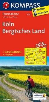 Kompass Fahrradkarte Köln, Bergisches Land