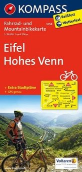 Kompass Fahrradkarte Eifel, Hohes Venn