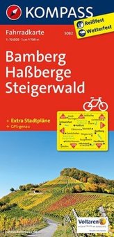 Kompass Fahrradkarte Bamberg, Haßberge, Steigerwald