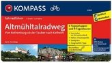Kompass Fahrradführer Altmühltal-Radweg von Rothenburg ob der Tauber nach Kelheim