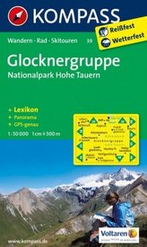 Kompass Karte Glocknergruppe, Nationalpark Hohe Tauern