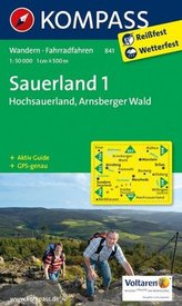 Kompass Karte Sauerland. Tl.1
