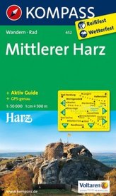 Kompass Karte Mittlerer Harz