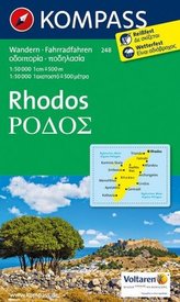 Kompass Karte Rhodos