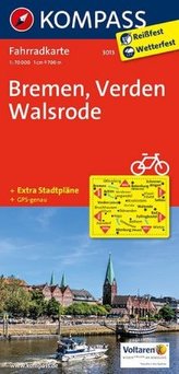 Kompass Fahrradkarte Bremen, Verden, Walsrode