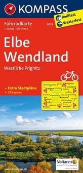 Kompass Fahrradkarte Elbe, Wendland, Westliche Prignitz