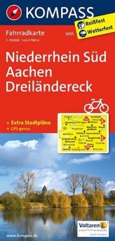 Kompass Fahrradkarte Niederrhein Süd, Aachen, Dreiländereck