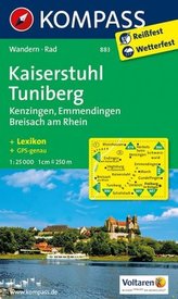 Kompass Karte Kaiserstuhl, Tuniberg