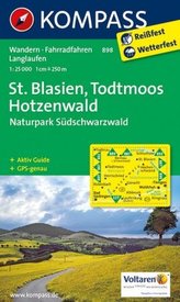 Kompass Karte St. Blasien, Todtmoos, Hotzenwald. Naturpark Südschwarzwald