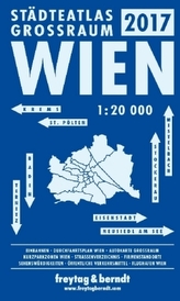 Freytag & Berndt Städteatlas Wien Großraum, Stadtplan 1:20.000