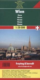 Freytag & Berndt Stadtplan Wien 1:20.000. Viena. Wenen. Viena. Vienne