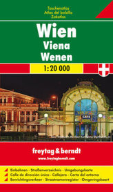Freytag & Berndt Stadtplan Wien, Taschenatlas. Viena, Atlas del bolsillo. Wenen, Zakatlas. Vienna, Pocket map. Vienne, Atlas de 