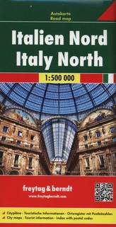 Freytag & Berndt Autokarte Italien Nord. Italy North / Italia Nord / Itálie du Nord / Italia del Norte