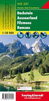 Freytag & Berndt Wander-, Rad- und Freizeitkarte Dachstein, Ausseerland, Filzmoos, Ramsau