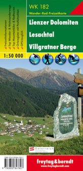 Freytag & Berndt Wander-, Rad- und Freizeitkarte Lienzer Dolomiten, Lesachtal, Villgratner Berge