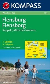 Kompass Karte Flensburg. Flensborg