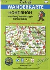 Fritsch Karte - Hohe Rhön