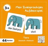 Mein Zweisprachiges Aufdeckspiel (Kinderspiel), Tiere, Polnisch