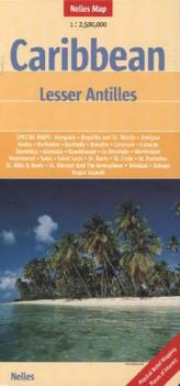 Nelles Maps Caribbean: Lesser Antilles