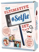Das ultimative Selfie-Set, m. ausziehbarem Selfie-Stab u. 12 Requisiten