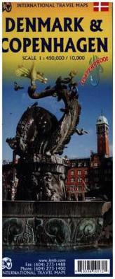 International Travel Map ITM Denmark