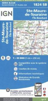 IGN Karte, Serie Bleue St-Maure-de-Toura