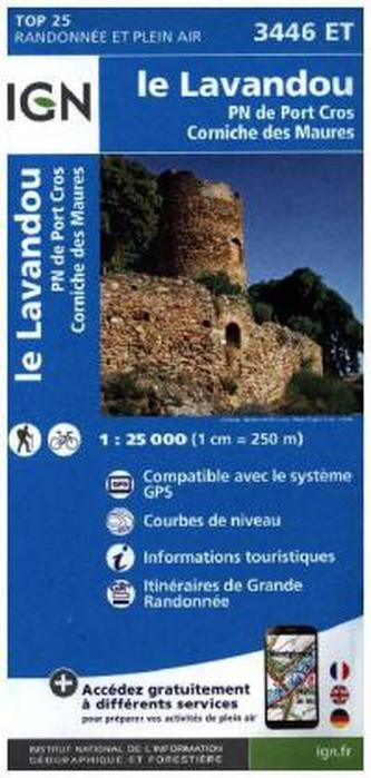 IGN Karte, Carte de randonnée (et plein air) Le Lavandou - PNR de Port Cros - Corniche des Maures IGN Karte, Carte de randonnée (et plein air) Le Lavandou - PNR de Port Cros - Corniche des Maures