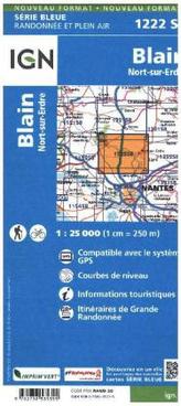 IGN Karte, Serie Bleue Blain Nort Erdre