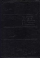 Neue Luther Bibel, F.C. Thompson Studienausgabe, Reißverschluss, Kunstleder PU Schwarz