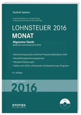 Lohnsteuer 2016 Monat, m. CD-ROM