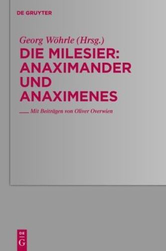 Anaximander und Anaximenes Anaximander und Anaximenes