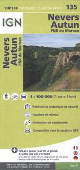 IGN Karte, Tourisme et découverte Nevers, Autun