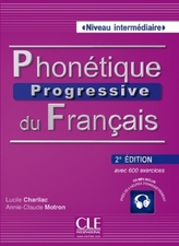 Phonétique progressive du Français, Niveau intermédiaire, 2e édition m. MP3-CD