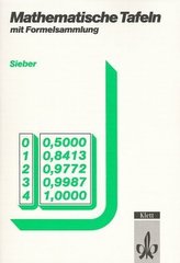 Mathematische Tafeln mit Formelsammlung für Gymnasien. Mathematische Formeln und Begriffe, 2 Hefte