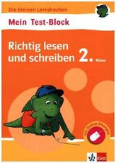 Klett Mein Test-Block Richtig lesen und schreiben 2. Klasse