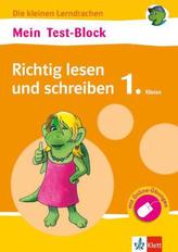 Klett Mein Test-Block Richtig lesen und schreiben 1. Klasse