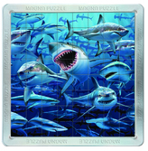 Puzzle 64 d. 3D Magnetické puzzle Žraloci